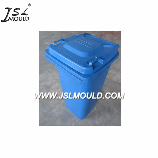 Plástico de inyección personalizado premium, molde con ruedas para bote de basura de 45 galones