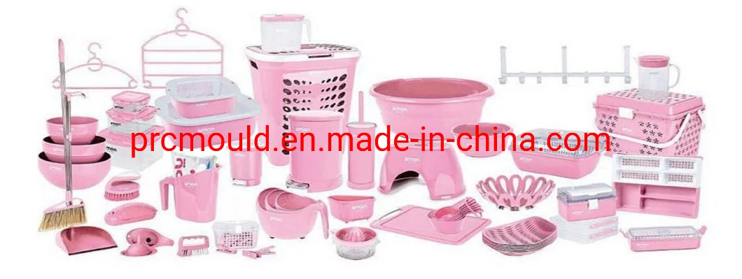 Plastic Injection Office Kitchen Home Use Dustbin Trash Can Garbage Waste Bucket Box Container Mould