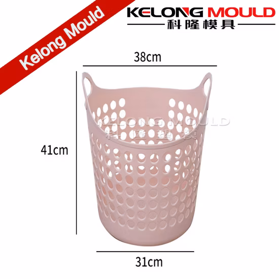 Molde de cesta de almacenamiento de mimbre para el hogar de moldeo por inyección de plástico personalizado Taizhou Huangyan