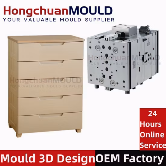 Molde de inyección de cajas de ropa para el hogar, molde de caja de almacenamiento de juguetes para niños de plástico apilable